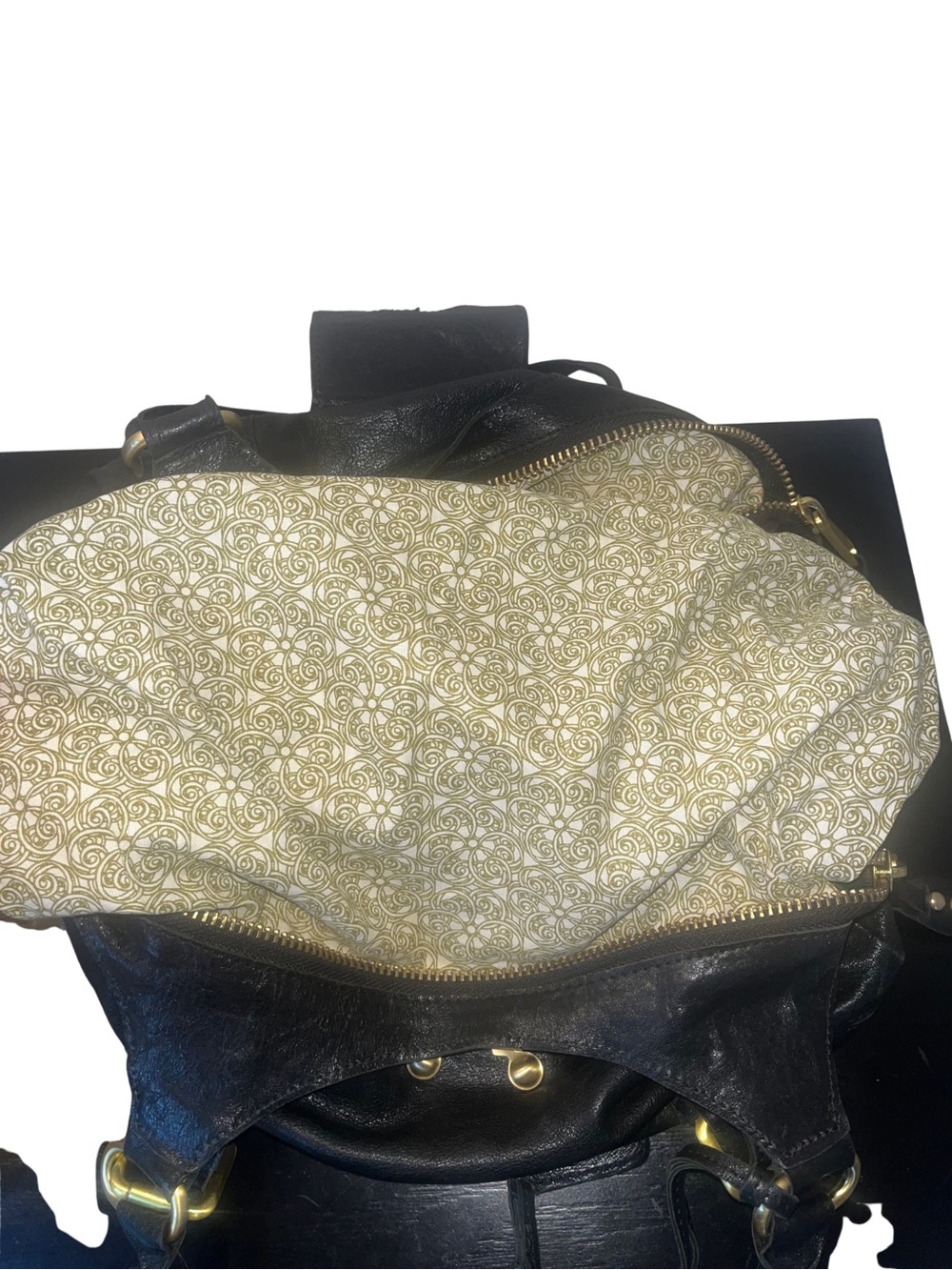 Badgley Mischka Vintage Black Leather Shoulder Bag - Picture 12 of 12